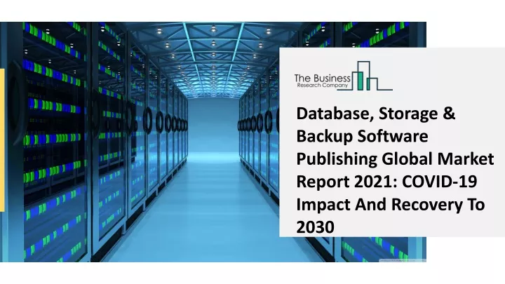 database storage backup software publishing