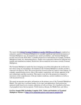 the report titled global terminal multiplexer