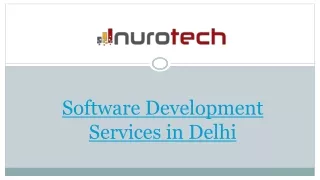 s oftware d evelopment s ervices in d elhi