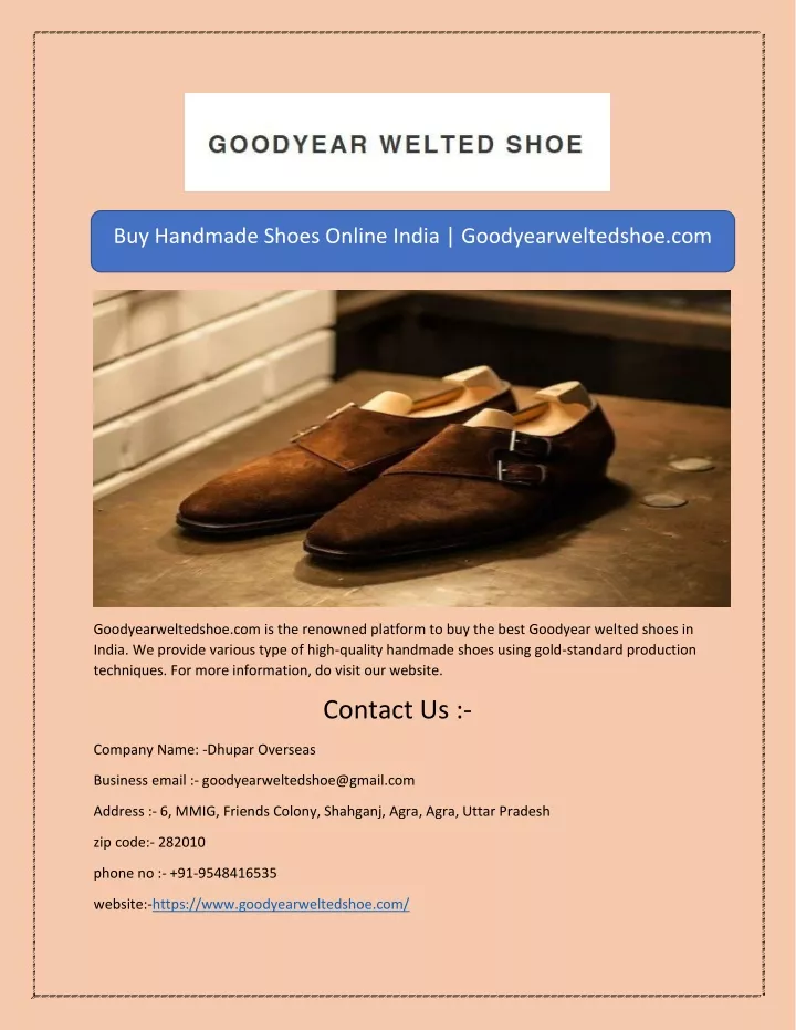 buy handmade shoes online india
