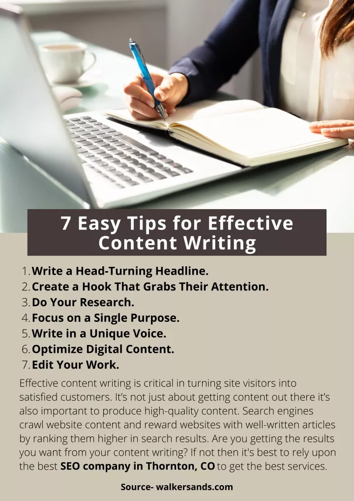 7 easy tips for effective content writing