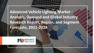 Advanced Vehicle Lighting Market Forecasts to 2027: Global Industry Growth, Share, Size, Trends