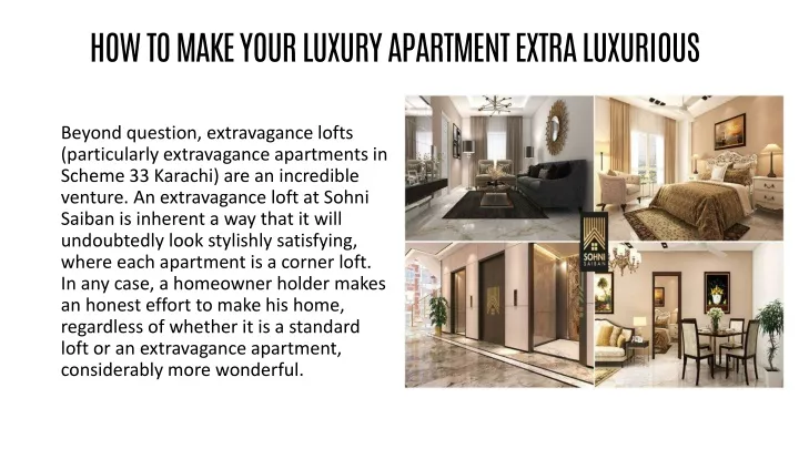 how to make your luxury apartment extra luxurious