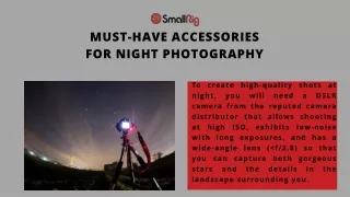SmallRig DSLR Rig Photography Accessories