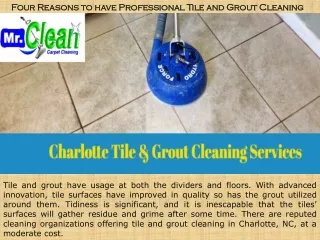 four reasons to have professional tile and grout