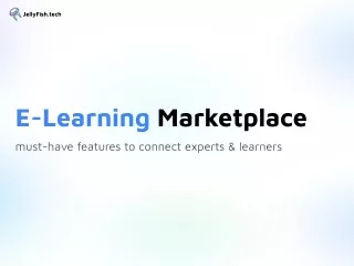 E-learning marketplace development: case study