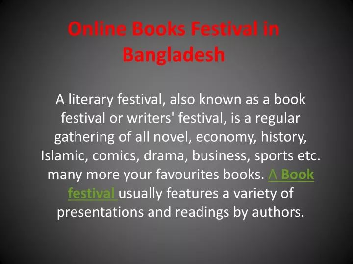 online books festival in bangladesh