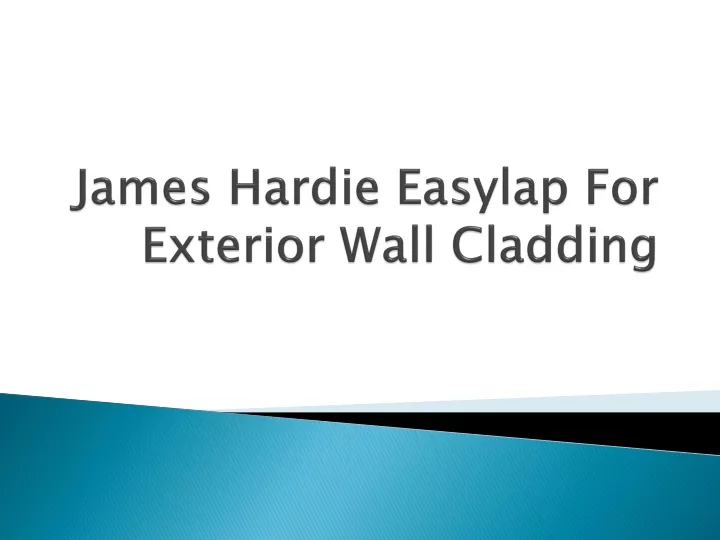 james hardie easylap for exterior wall cladding