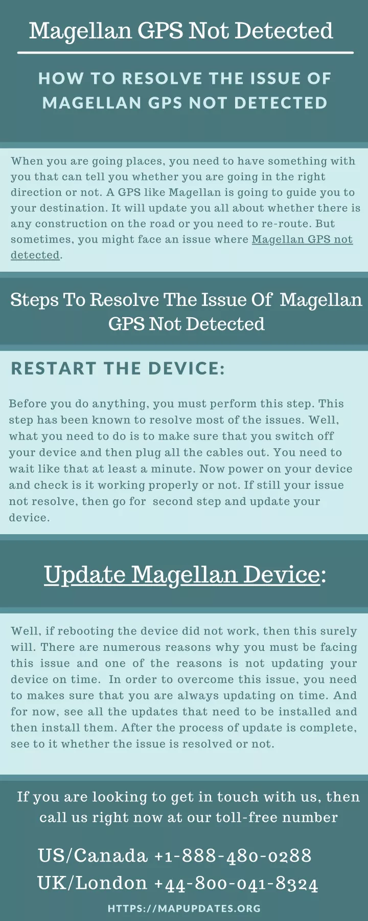 magellan gps not detected