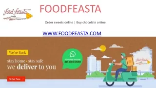 Order sweets online | Buy chocolate online & Indian sweets | Foodfeasta