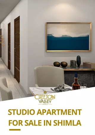 studio apartment for sale in shimla