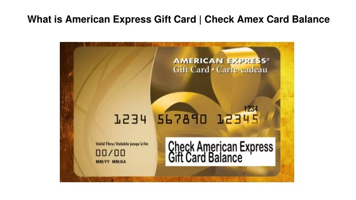 what is american express gift card check amex
