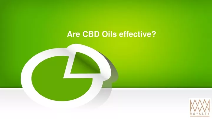 are cbd oils effective