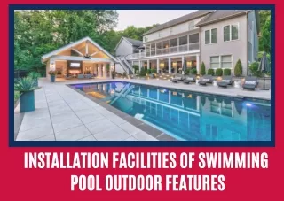 installation facilities of swimming pool outdoor