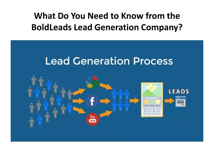 what do you need to know from the boldleads lead generation company