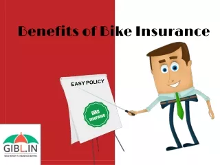 Benefits of Bike Insurance