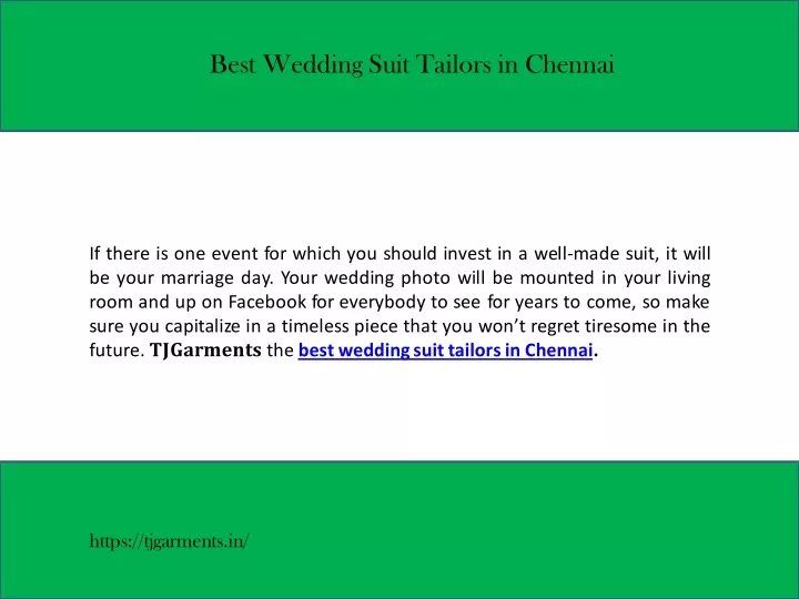 best wedding suit tailors in chennai