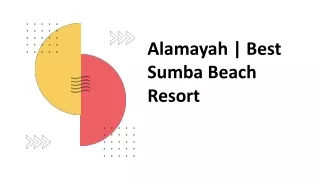 Alamayah | Best Sumba Beach Resort