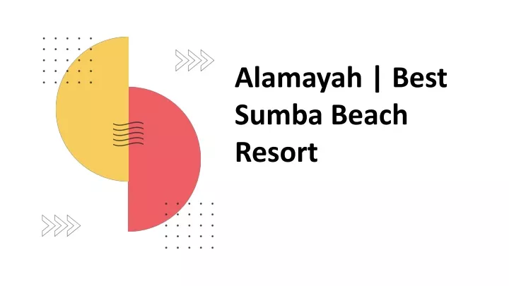 alamayah best sumba beach resort