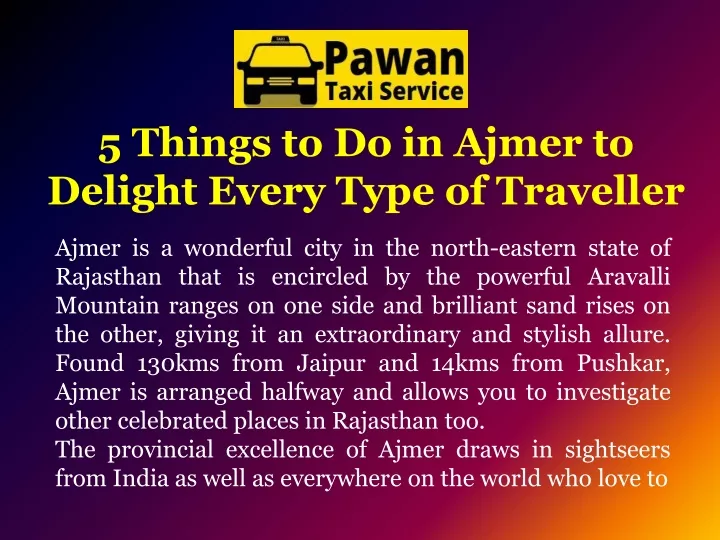 5 things to do in ajmer to delight every type