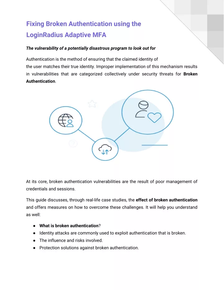 fixing broken authentication using the