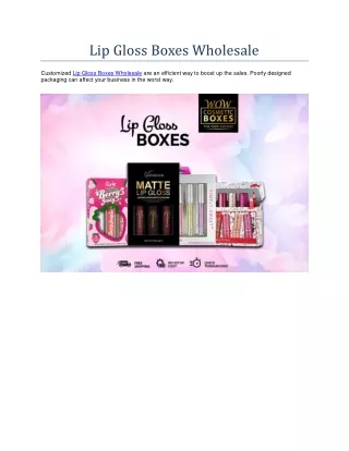 lip gloss boxes wholesale