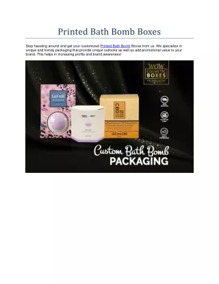 printed bath bomb boxes