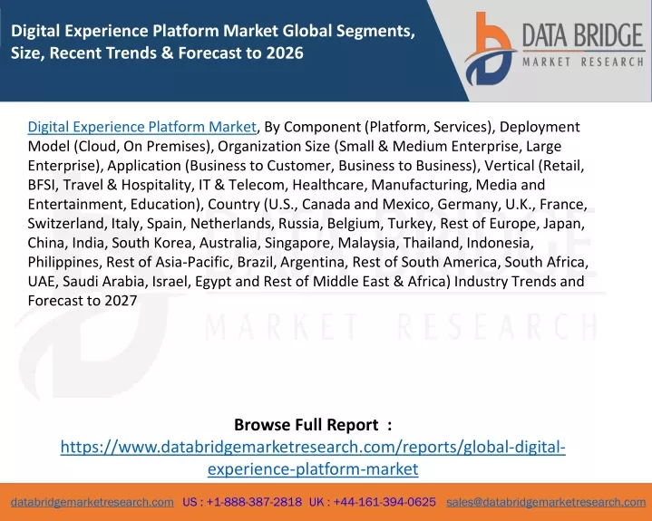digital experience platform market global