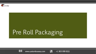 pre roll packaging