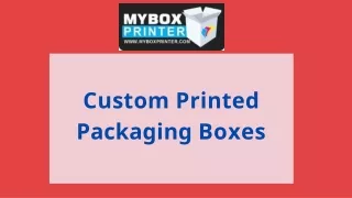 custom printed packaging boxes