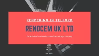Rendering Services in Telford, UK - RendCem