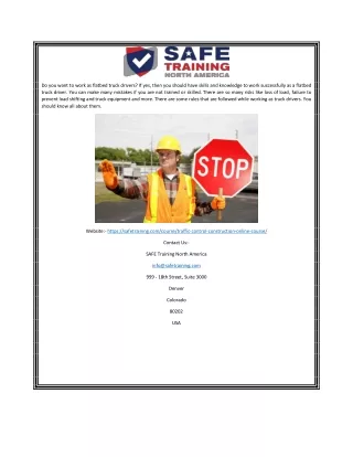 do you want to work as flatbed truck drivers