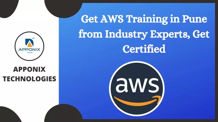 get aws training in pune from industry experts
