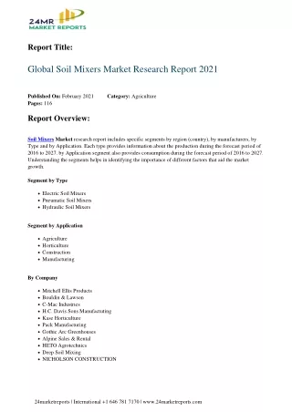 report title