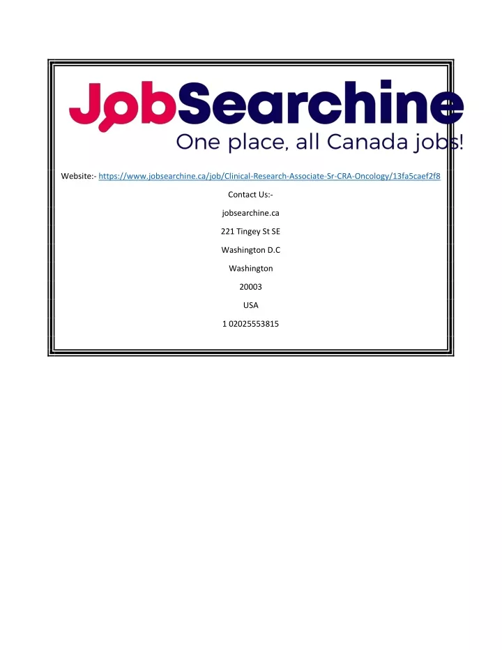 website https www jobsearchine ca job clinical