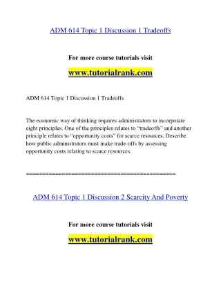 ADM 614 Education Organization- tutorialrank.com