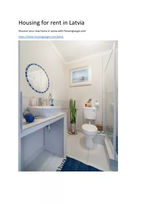 housing for rent in latvia
