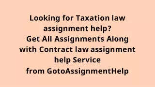 Taxation law assignment help | Contract law assignment help | Managerial economics assignment help