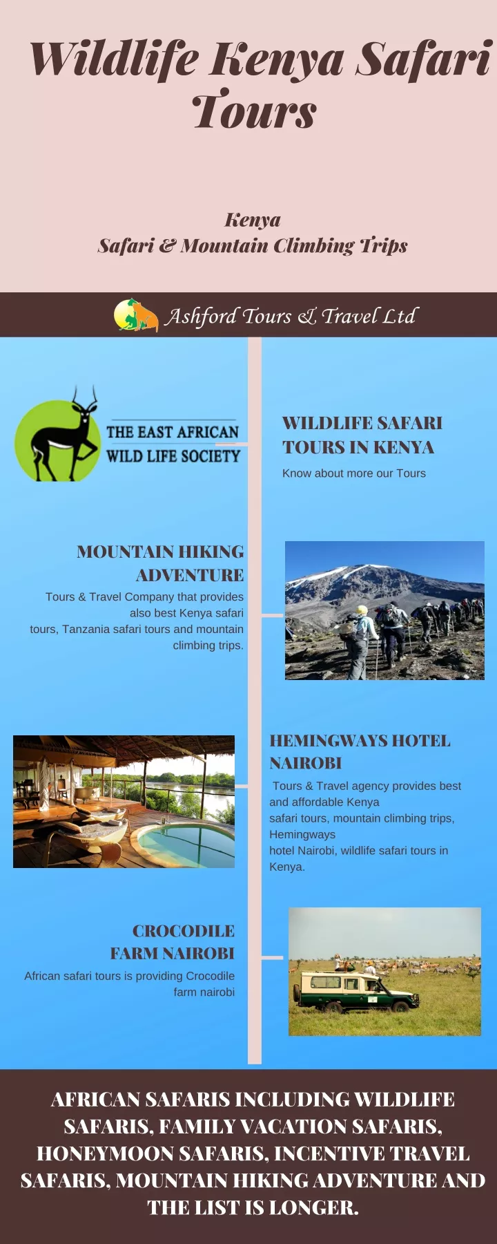 wildlife kenya safari tours