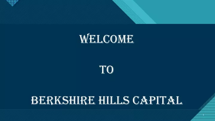 welcome to berkshire hills capital