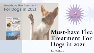 must have flea treatment for dogs in 2021