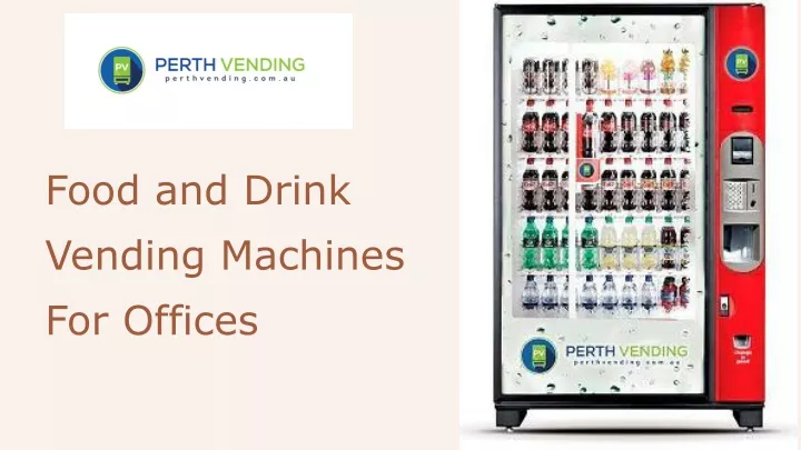 food and drink vending machines for offices