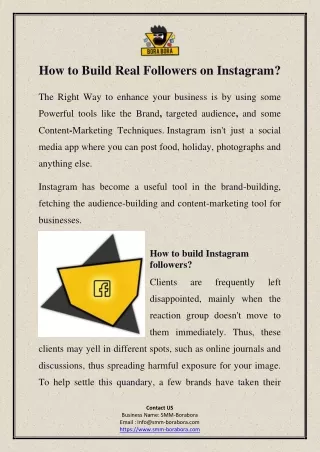 How to Build Real Followers on Instagram?