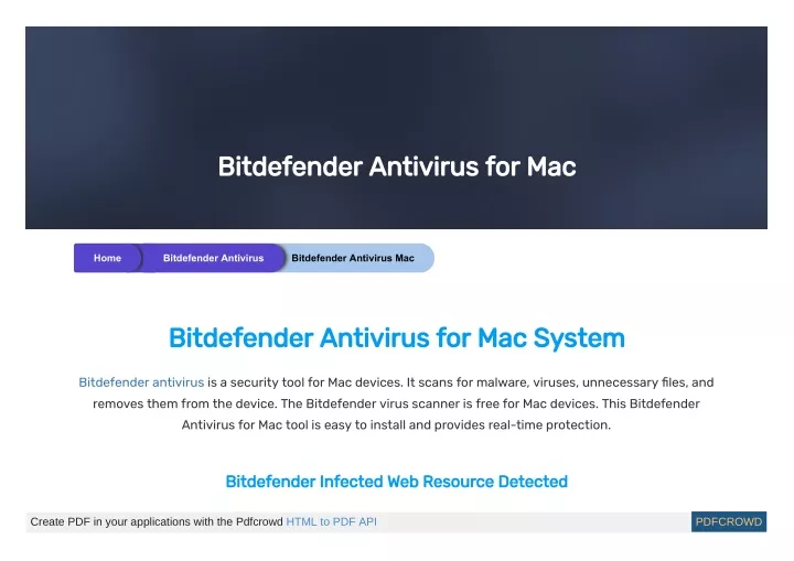 bitdefender antivirus for mac