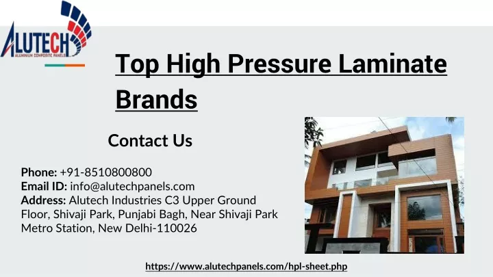 top high pressure laminate brands