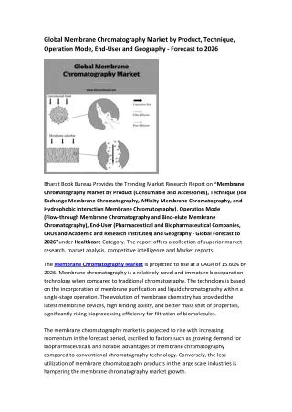 global membrane chromatography market by product