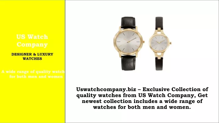 us watch company