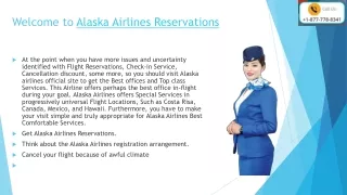 welcome to alaska airlines reservations