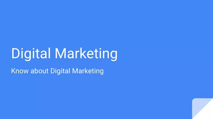 digital marketing