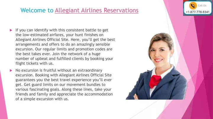 welcome to allegiant airlines reservations